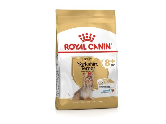 Royal Canin Yorkshire Terrier 8+ Voksen Yorkshire Terrier X Small < 4Kg Mais Fisk Fjærfe Ris Grønnsaker 1.5 kg