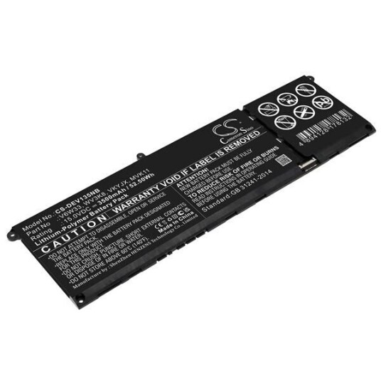 Dell Latitude 3320 batteri (3500 mAh 15 V, Sort)