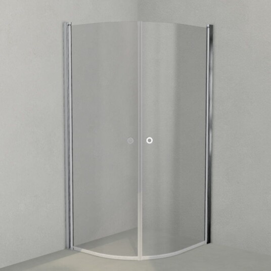 INR Iconic Nordic Rooms Dusjhjørne Linc Niagara Original, Grått Glass Krom / 90x100cm INR Iconic Nordic Rooms Dusjhjørne Linc Niagara Original, Grått Glass Krom / 90x100cm