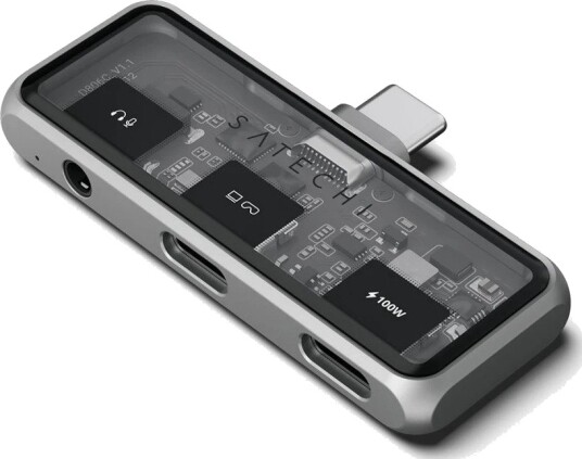 Satechi XR Dokkingstasjon 3,5 mm minijack 2x USB-C SD-kort Grå Satechi XR Dokkingstasjon 3,5 mm minijack 2x USB-C SD-kort Grå