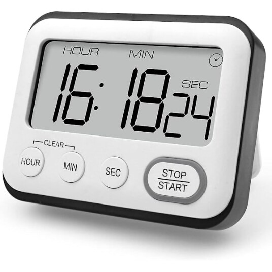 /NN/Kjøkkentimer Klokke Multifunksjonell Digital Kjøkkentimer Med Stor LCD Skjerm Magnetisk Stoppeklokke Timer Med Klokke Alarm Klokke Magnet /NN/Kjøkkentimer Klokke Multifunksjonell Digital Kjøkkentimer Med Stor LCD Skjerm Magnetisk Stoppeklokke Timer Med Klokke Alarm Klokke Magnet