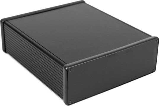 Hammond Electronics 1455U2201bk Universal Kabinett 220 X 191 X 66 Aluminium Ekstrudert Sort Anodisert 1 Stk