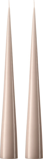 ester & erik ester & erik kjeglelys 37 cm 2 stk. lakket Linen grey 22 0