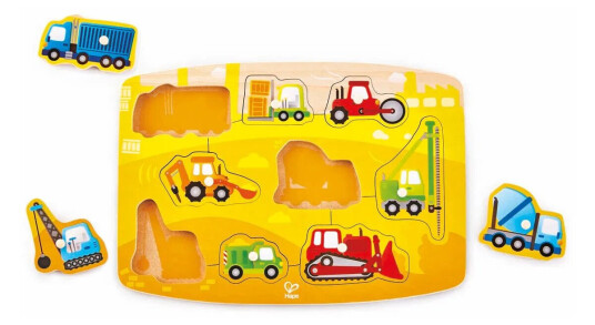 Hape Construction Peg Puzzle