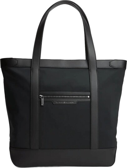 Tommy Hilfiger Th Nylon Tote Black ONE SIZE Tommy Hilfiger Th Nylon Tote Black ONE SIZE