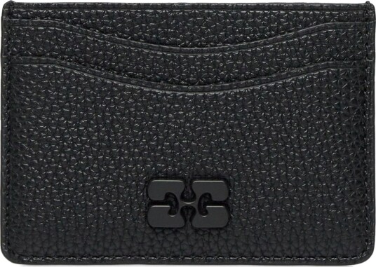 Ganni Ganni Card Holder Grained Black ONE SIZE