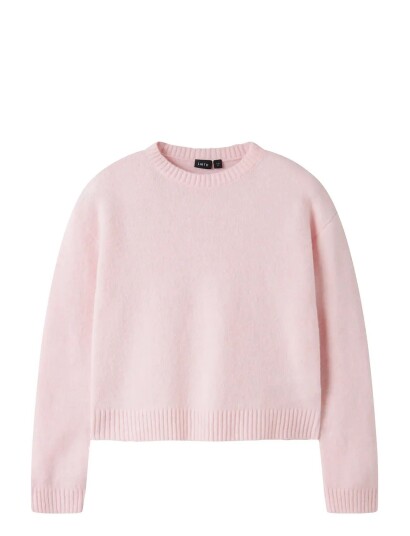 LMTD Nlfbynt Ls Short Knit Pink 158 164 LMTD Nlfbynt Ls Short Knit Pink 158 164
