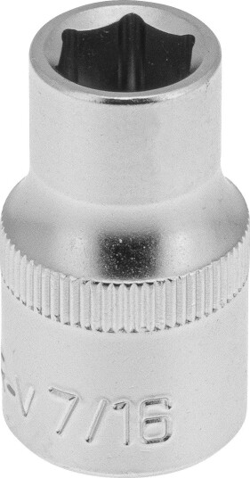 PELA 562445 Pipe Drivstørrelse 1/2", 6-Kant, Kort 7/16"