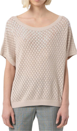 Fracomina Dame Strikkevarer Beige L,