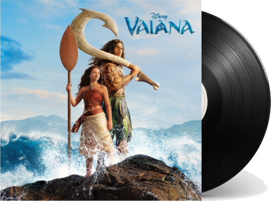 Lin Manuel Miranda Catherine Lagaaia Dwayne Johnson Vaiana Vinyl