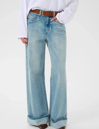 Gestuz Gzsara Hw Wide Jeans Noos Blue 33 x 32