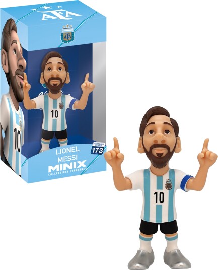 MiniX Lionel Messi Fotball Samlefigur 12 cm Argentina MiniX Lionel Messi Fotball Samlefigur 12 cm Argentina