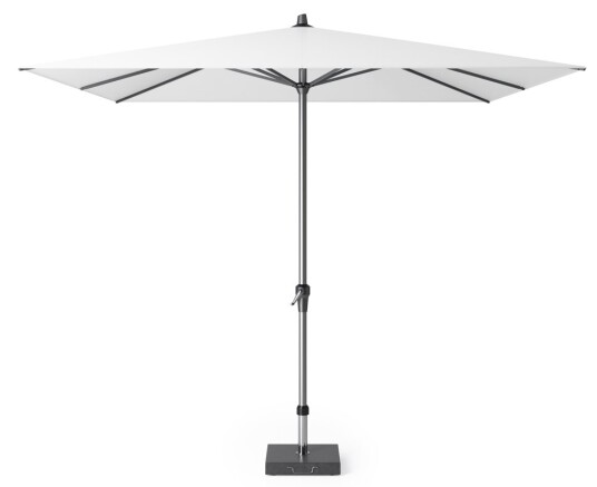 Platinum Riva parasoll Hvit/grå exkl. parasollfot 2,75 x 2,75 m Hvit