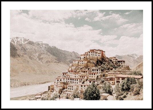 Key Monastery in the Himalayas Plakat Plakat / 50x70cm