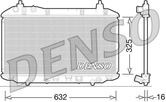 Radiator DENSO DRM40031 Radiator DENSO DRM40031