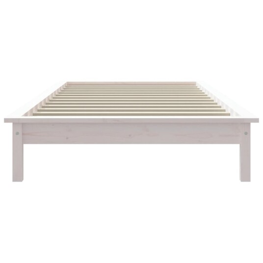 vidaXL Sengeramme hvit 90x190 cm heltre furu 3FT Single vidaXL Sengeramme hvit 90x190 cm heltre furu 3FT Single