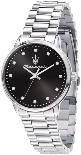 Maserati Dameklokke R8853147504 Tradizione Sort/Stål Ø36 mm