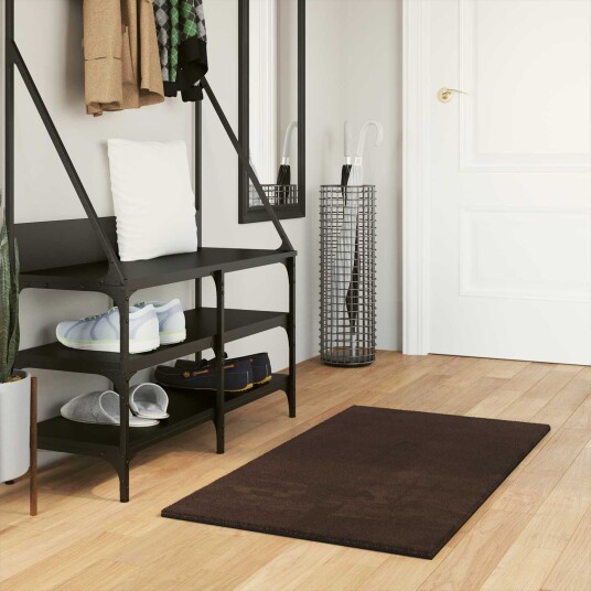 vidaXL Medium Pile Soft and Washable Rug HUARTE Brun 60 x 110 cm vidaXL Medium Pile Soft and Washable Rug HUARTE Brun 60 x 110 cm