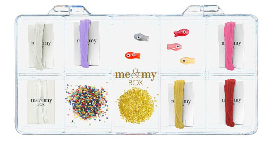 Me & My Box Jewelry Kit Bracelet Fish & Beads Coral BOX901035