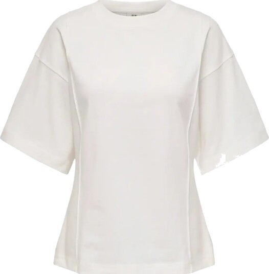 JDY Jdyruby Life S/S Piping T Shirt Jrs White M