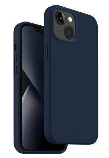 Uniq Unique Deksel Lino Iphone 14 Plus 6,7" Blå/Marineblå