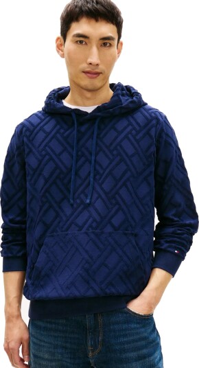 Tommy Hilfiger Aop Flag Jacquard Hoody Navy XS