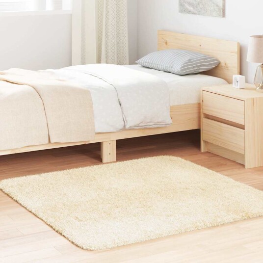 Flossteppe med lang luv NAVARRA krem 120x120 cm polyester 8721158558497
