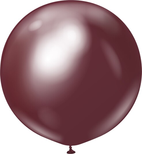 Ballongkungen Ballonger Professional Superstore Burgundy Chrome 2-pakning 1245016-2