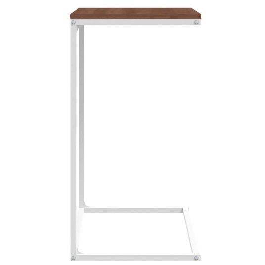 vidaXL Sidebord hvit 55x35x66 cm konstruert tre