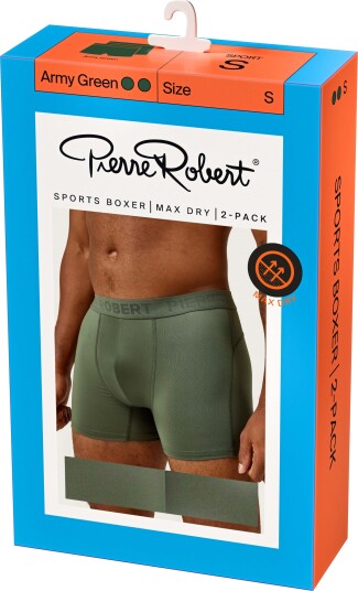 Pierre Robert Sports Boxer Max Dry X2 Army Green L