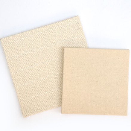 Knitpro Punch Needle Canvas på ramme 2 stk 25x25x1,5 og 20x20x1,5 cm