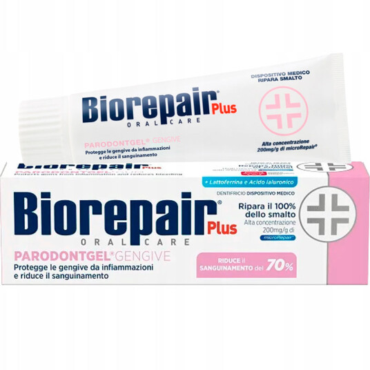 Biorepair Hydroxyapatite Periodontal Tannkrem Plus Periodontal Gel 75 ml