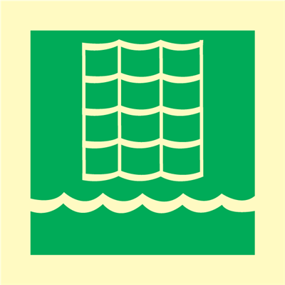 Jo Safety Scramble net Photoluminescent Self Adhesive Vinyl PV MM 150 x IMO 103126PVMM