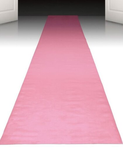 450x60 cm Lys Rosa Løper VIP Party