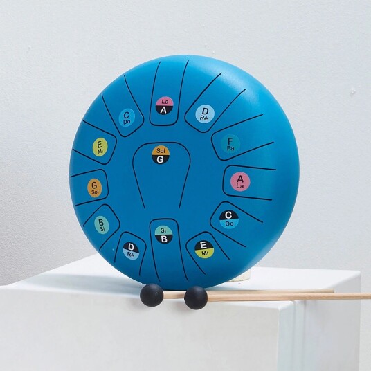 Vilac Musical Instrument Tongue Drum 13 Notes Blue One Size Vilac Musical Instrument Tongue Drum 13 Notes Blue One Size