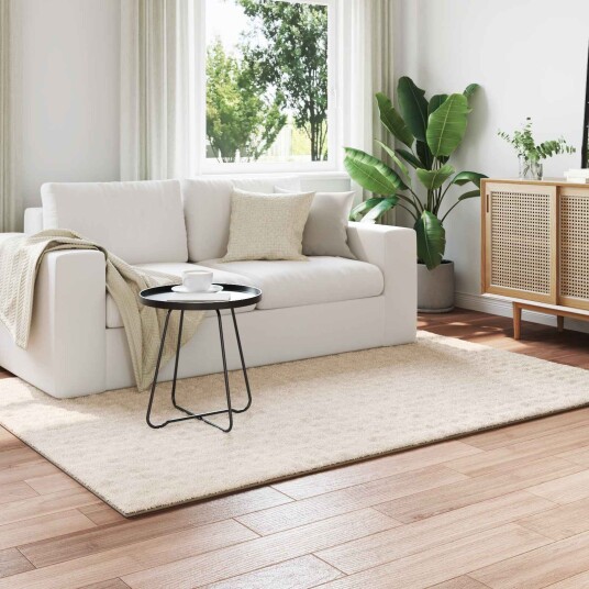 Områdetepper Rektangulær SIROLO Beige 230 x 160 cm Polyester Områdetepper Rektangulær SIROLO Beige 230 x 160 cm Polyester