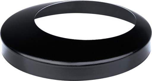 Plastmo svart stål kumkrage 75mm130mm