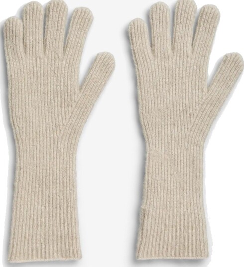 Pieces Pcacacia Long Gloves Bc SILVER LINING One Size