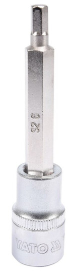 Yato Sekskantsokkel 1/2" H6 100 Mm Lang Håndverktøy