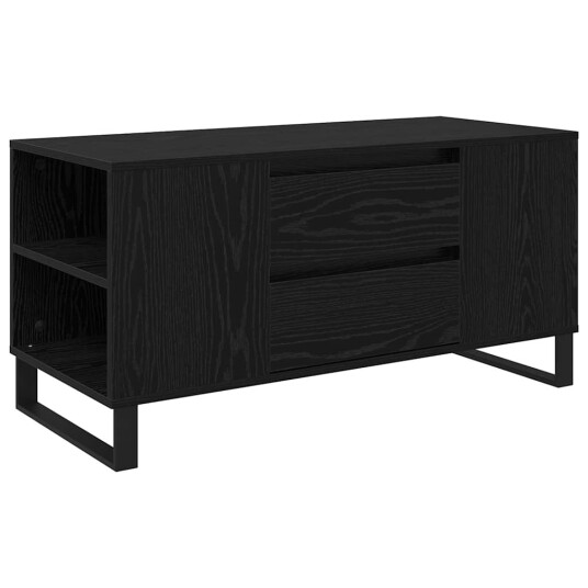 Kaffebord Svart Eik 102 x 44,5 x 50 cm Konstruert tre Kaffebord Svart Eik 102 x 44,5 x 50 cm Konstruert tre