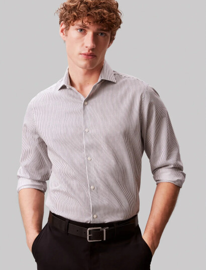 Calvin Klein Slim Sft Wshd Str Stp   Multi/patterned   38
