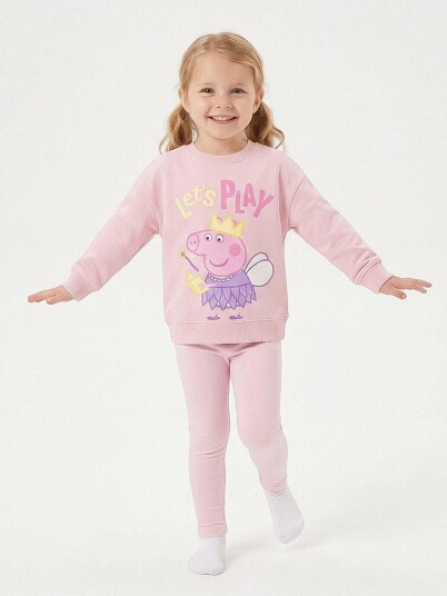 Peppa Gris Genser, Rosa, 6 år