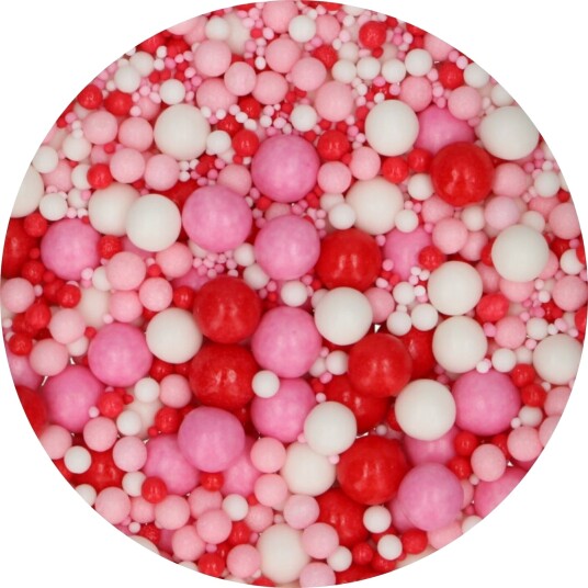 Funcakes Myke Perler Mix Crazy In Love 80g | Slikkepott.No Funcakes Myke Perler Mix Crazy In Love 80g | Slikkepott.No