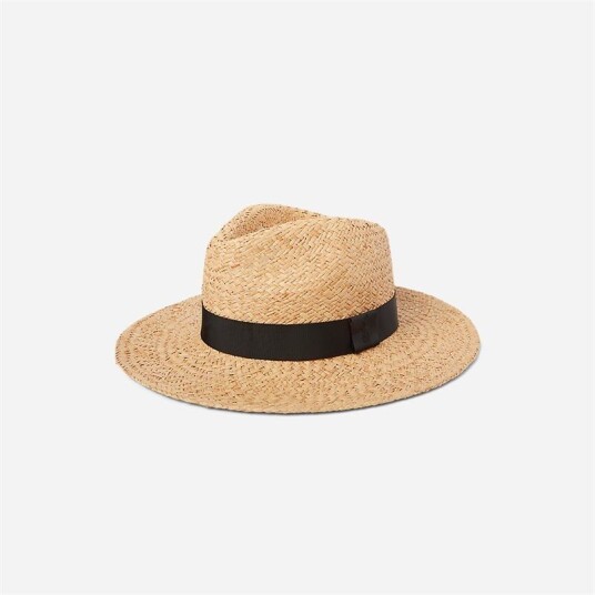 Ralph Lauren Raffia Fedora - Natural Beige S/M