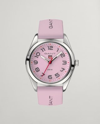 Campus Klokke med Lyserosa Silikonrem (7-16 år) PREPPY PINK 32