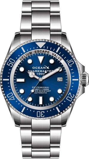 OceanX Sharkmaster 1000 SMS1014 - Herre - 44 mm - Analog - Automatisk - Safirglass