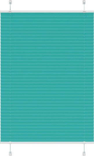 plisségardin Bensin Grønn 90x150 cm Stoff Bredde 89,4