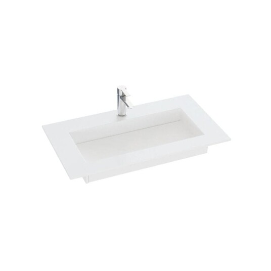Dansani Inzo Angular D45,50cm Silestone Blanco Zeus 80-99cm