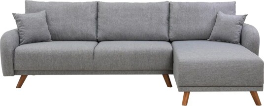 Malkiat Hjørnesovesofa Grå Malkiat Hjørnesovesofa Grå