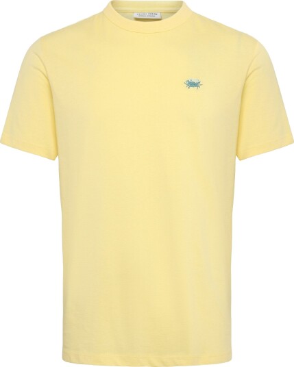 Casual Friday Cfkayden Tee With Embroidery Yellow L